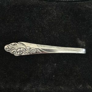 Vintage Silverware Pattern Moneyclip Evening Star by Comminity